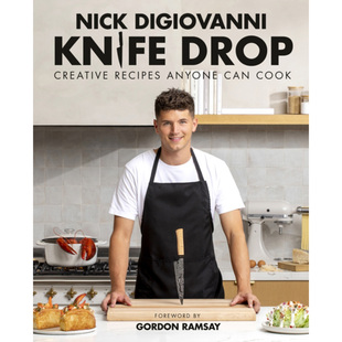 现货 食谱书 Knife Drop : Creative Recipes Anyone Can Cook原版进口图书