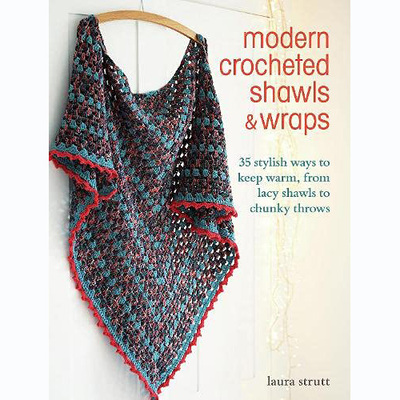 现货 Modern Crocheted Shawls and Wraps 披肩手工编织图英文书