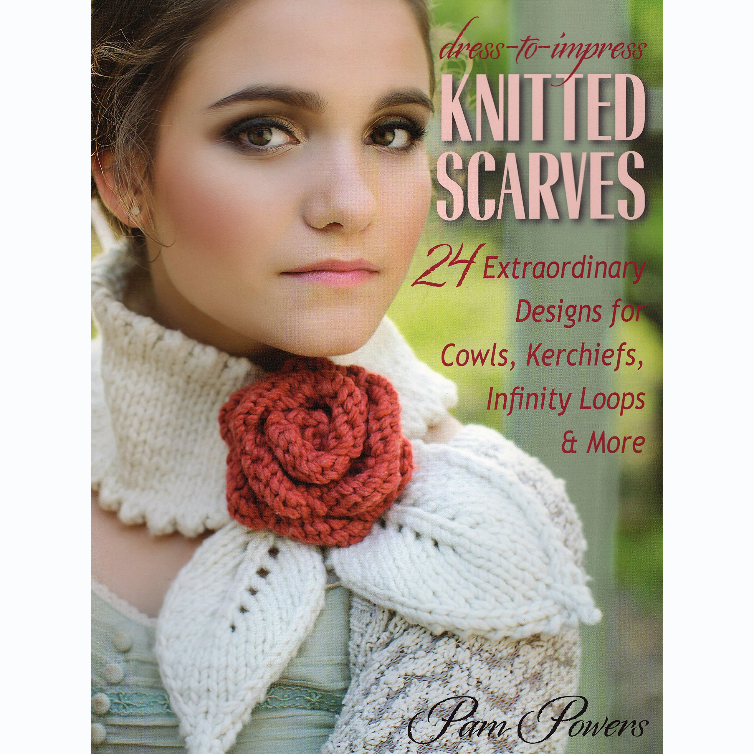现货 Dress-to-Impress Knitted Scarves 24款头巾方巾英文编织书