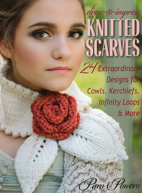 现货 Dress-to-Impress Knitted Scarves 24款头巾方巾英文编织书