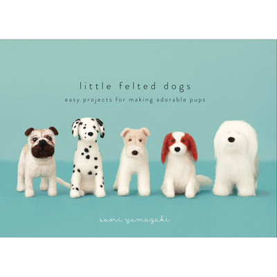 现货 Little Felted Dogs 手工制作可爱针刺毛毡小狗图书 英文