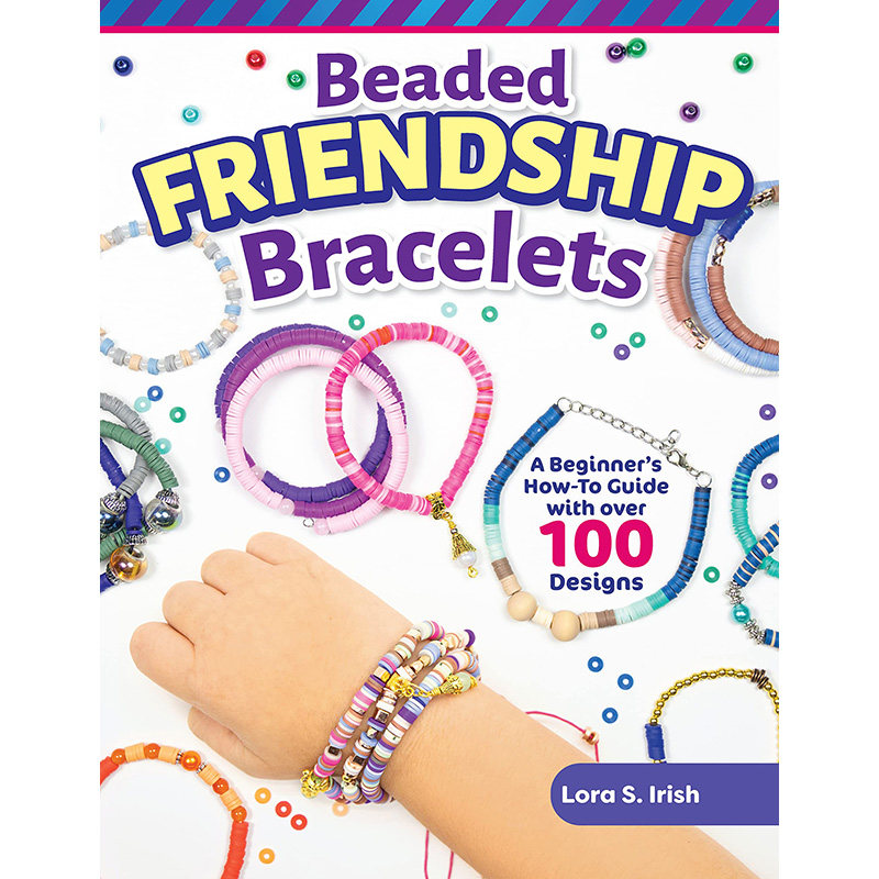 现货 Beaded Friendship Bracelets 100种串珠手链设计穿线技巧教程书原版进口图书