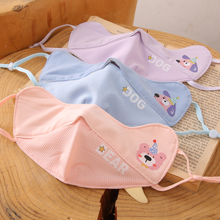 婴儿宝宝口罩开口透气秋冬季 12个月婴童漏鼻面罩 防风保暖可水洗6