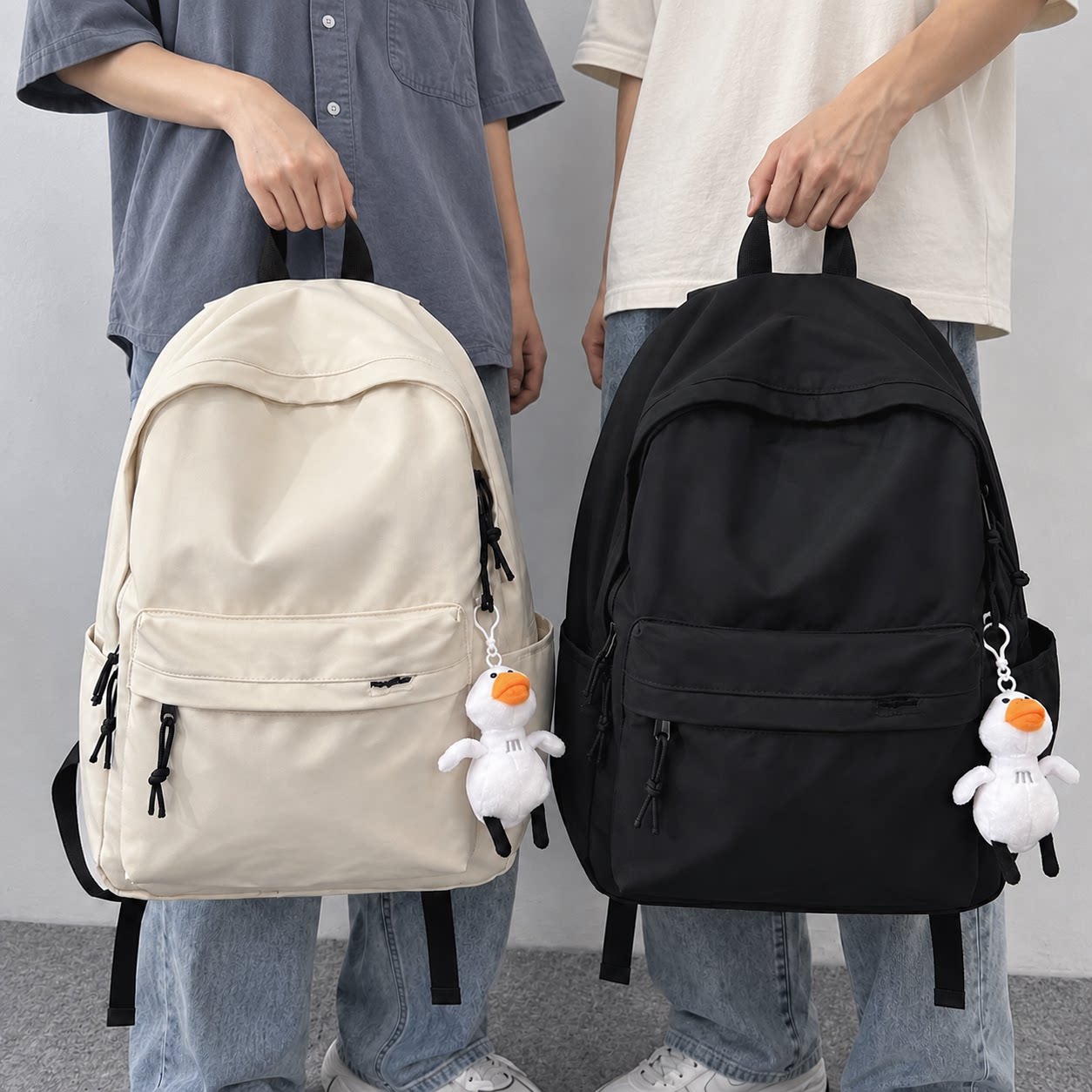 书包男生简约初中生高中学生双肩包女大容量2026新款男款大学背包