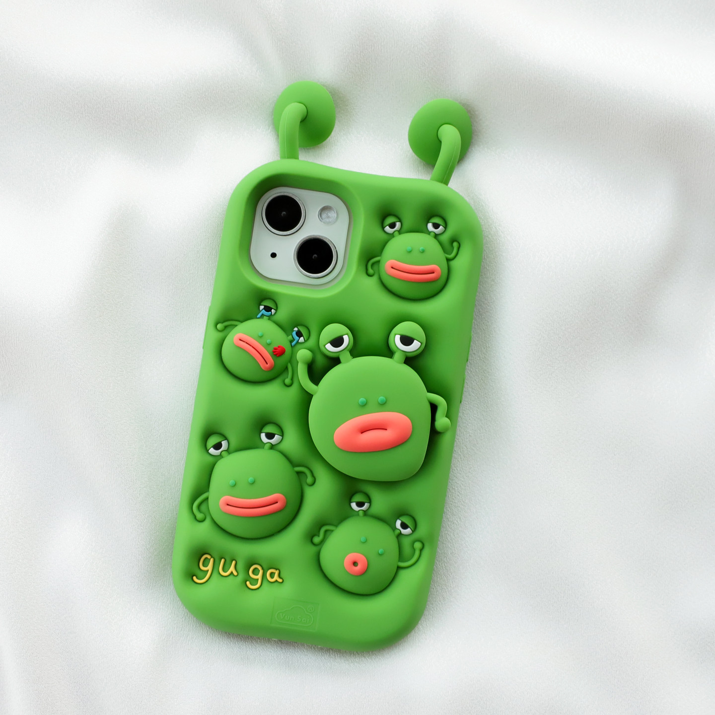 立体带支架搞怪旋转青蛙适用iphone17/16pro苹果15手机壳14promax可爱卡通13全包边保护max软硅胶套趣味新款