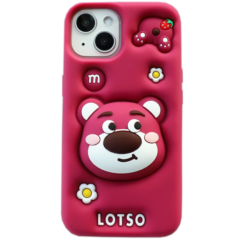 支架小熊oppo reno13/12/10pro手机壳9/8/7可爱6/5k卡通a96/97防摔55/56全包58保护a93s软72硅胶套a3i新款11x