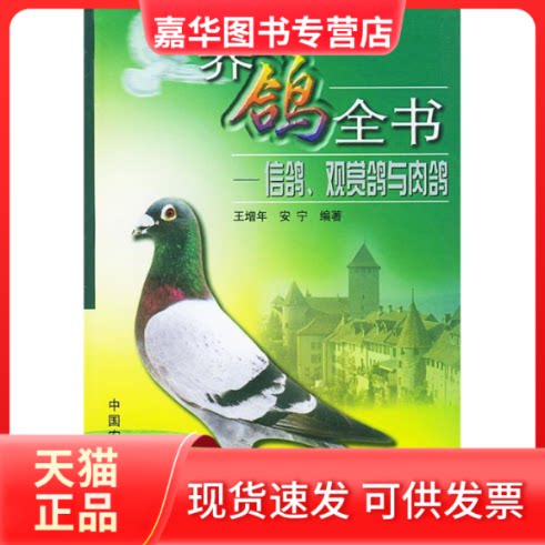 【正版现货】 养鸽全书:信鸽.观赏鸽与肉鸽 王增年 著作 中国农业出版社
