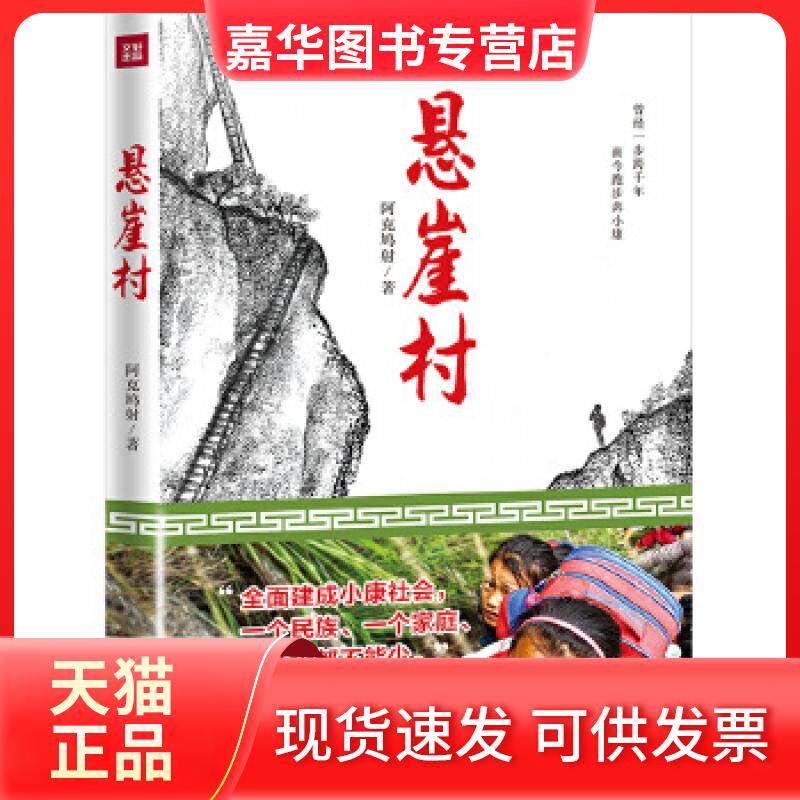 【正版现货】 悬崖村(电话曾经一步跨千年 而今跑步奔小康——脱贫攻坚、精准扶贫) 阿克鸠 天地出版社