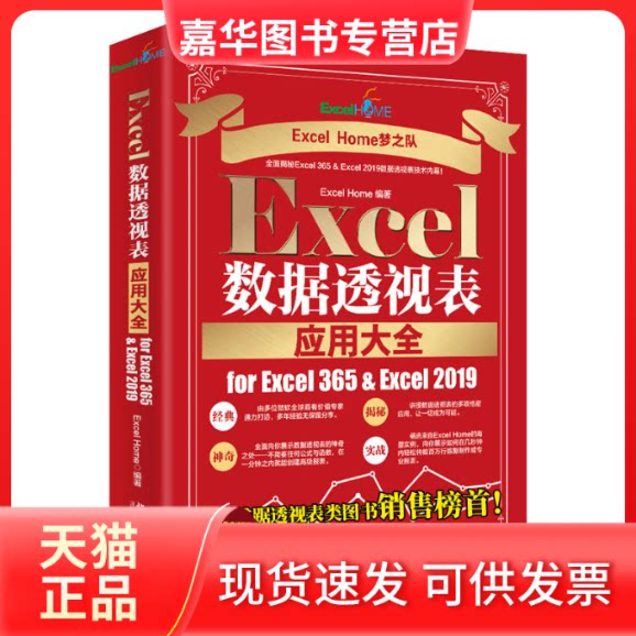 【正版现货】 Excel数据透视表应用大全for Excel 365 & Excel 2019 Excel Home 北京大学出版社