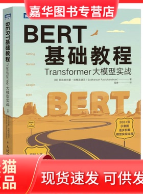 【正版现货】 BERT基础教程 Transformer大模型实战 (印)苏达哈尔桑·拉维昌迪兰 著 周参 译 人民邮电出版社
