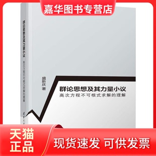 【正版现货】 群论思想及其力量小议 高次方程不可根式求解的理解 盛新庆 清华大学出版社