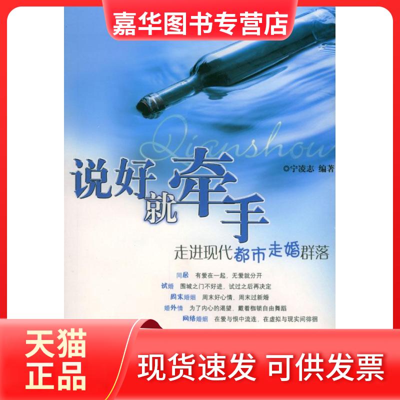【正版现货】 说好就牵手--走进现代都市走婚群落 宁凌志 中国盲文出版社