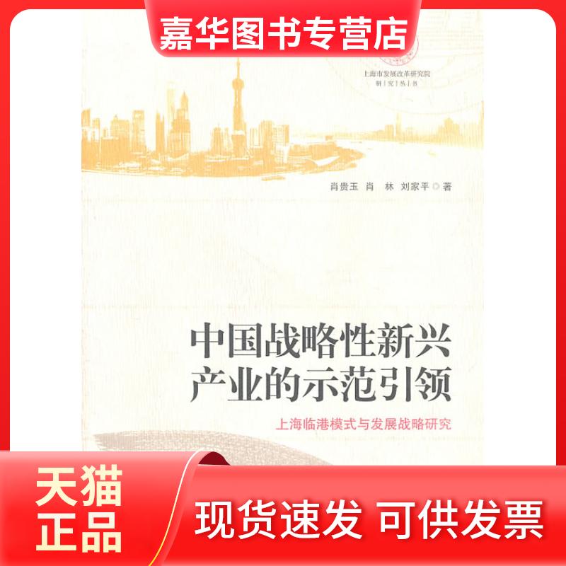 【正版现货】 中国战略新兴产业的示范:上海临港模式与发展战略研究 肖贵玉,肖林,刘家平 上海人民出版社
