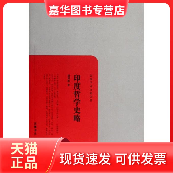 【正版现货】 印度哲学史略 汤用彤 著作 岳麓书社
