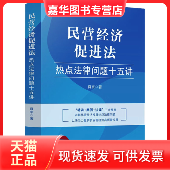 【正版现货】 民营经济促进法热点法律问题十五讲 肖京 著 著 中国法制出版社