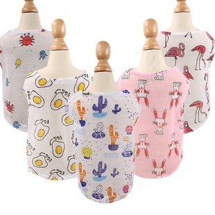 宠物猫服饰小中型犬法斗猫咪泰迪比熊狗狗衣服防晒背心狗衣服用品