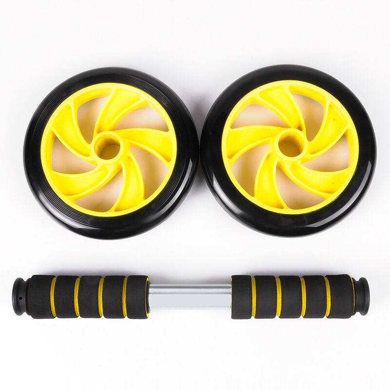 飞尔顿（FEIERDUN）健腹轮腹肌轮双轮健身轮滚轮收腹轮运动机健身