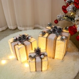 Рождественский декор, подарочная коробка, комплект для отеля, 3 предмета