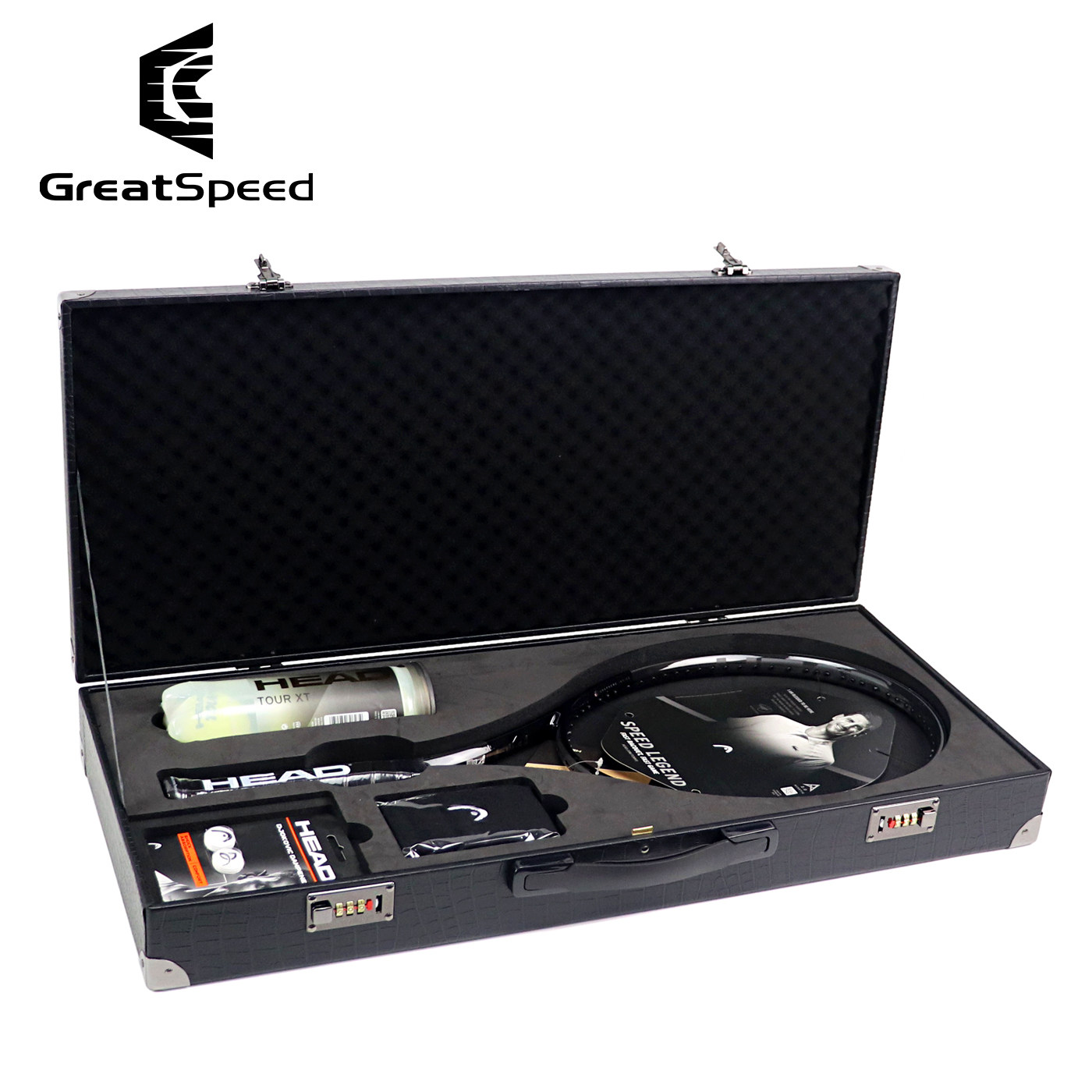 GreatSpeed 四大满贯 定制网球拍礼盒箱子 礼品网球球拍箱
