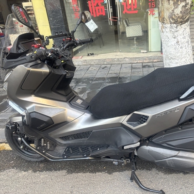 适用光阳X350护杠X350adv不锈钢保险杠无损改装踏板防摔保护前杠