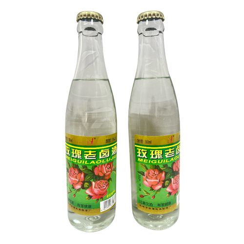 云南特产昆明玫瑰老卤酒50度苍山蝴蝶泉360ml玫瑰花露酒