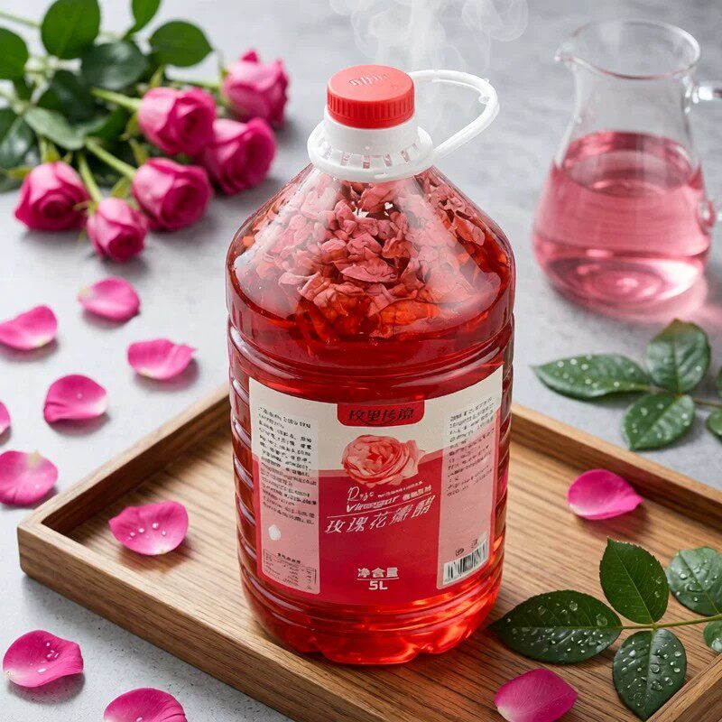 云南特产螳川源玫里传说玫瑰花瓣醋植物饮料5L食用玫瑰醋玫瑰花醋