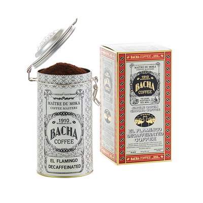 BACHA火烈鸟脱因咖啡粉