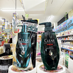 替换 洗发水控油清爽头皮护理本体 保税 日本CLEAR男士