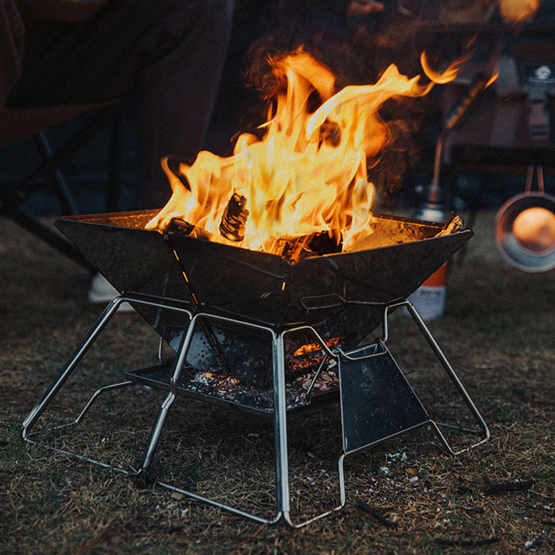 一炉多用304不锈钢烤网收纳便携