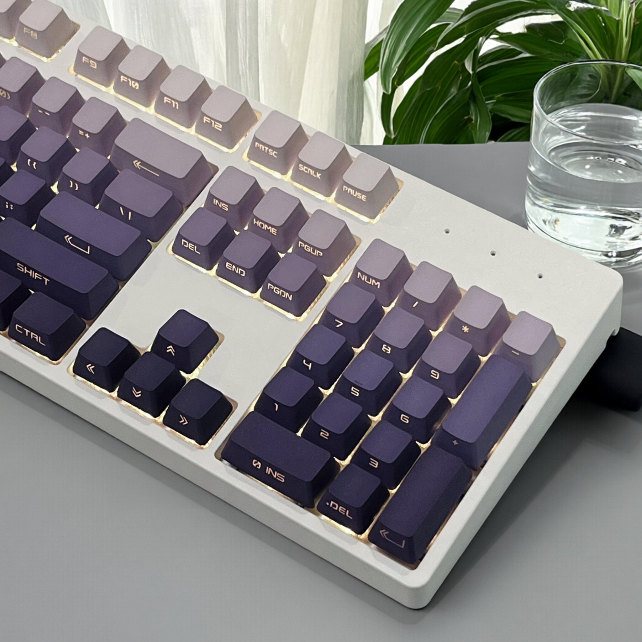 MK108键无线侧刻机械键盘三模蓝牙2.4G静音轴黑莓有线热插拔轴RGB