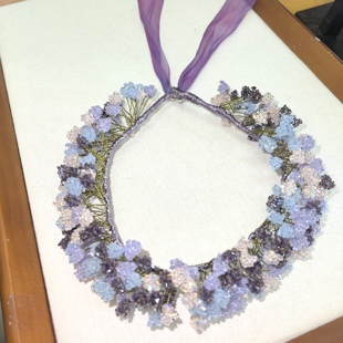 莫奈刘亦菲造型满天星花环头饰超仙头戴彩色发带