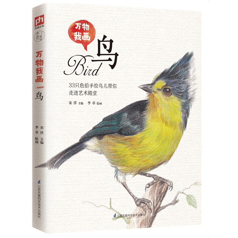 33只色铅手绘鸟儿带你走进艺术殿堂
