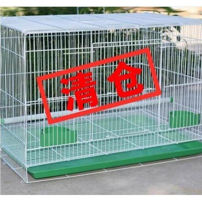 铁笼鸽子笼绣眼笼铁艺养殖笼家用鸟笼繁殖笼大号豪华鹦鹉笼