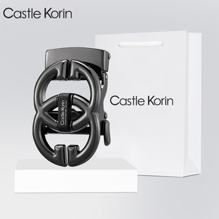 官方正品男款皮带单合金扣头无带身男式青年腰带针扣自动扣无牙扣