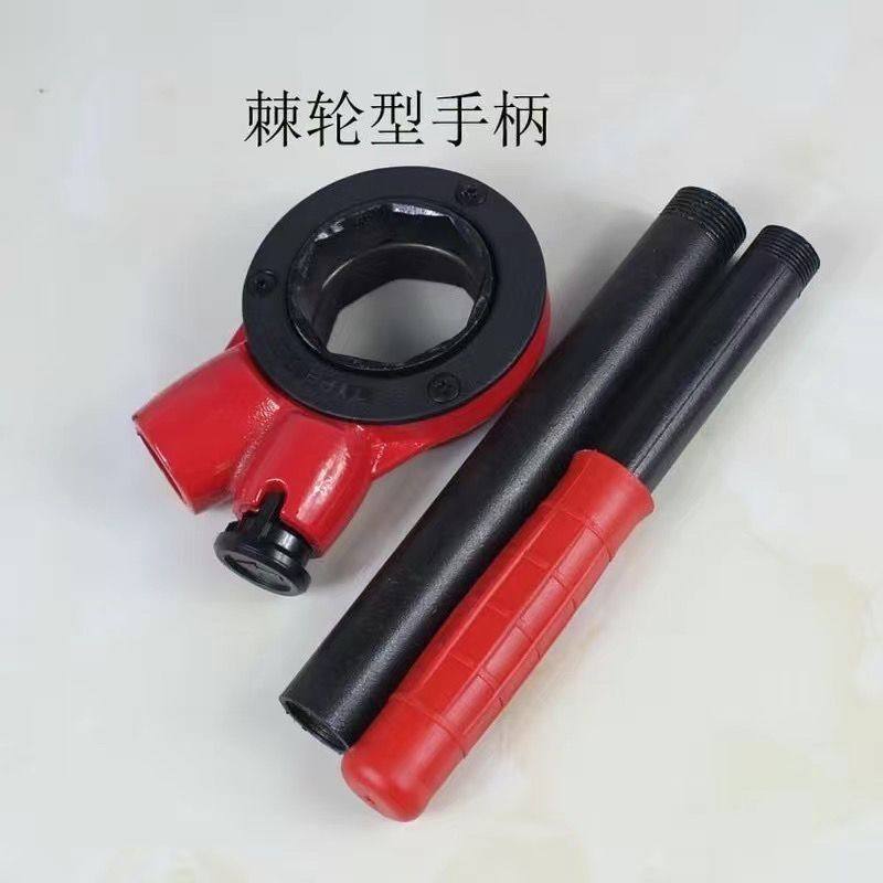 手动套丝机手持式管子绞板镀锌钢管铁管塑料管开牙机套丝管道工具