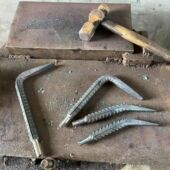 高强度空心撬棍撬棍头平头木模铝膜专用八路手工定制锻造撬棍