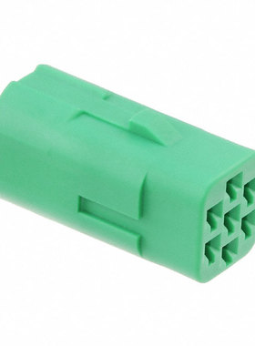 7孔迷你防水连接器绿色 2822343-1原装TE/AMP端子917308-1现货