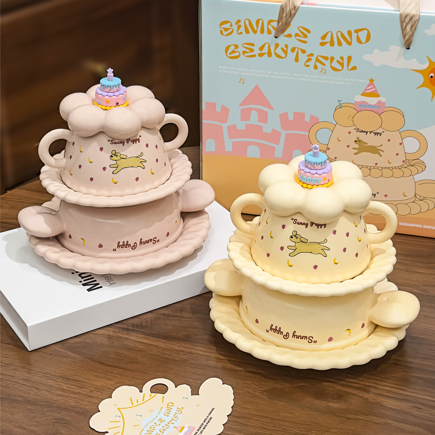 可爱碗碟个人专用餐具套装礼盒