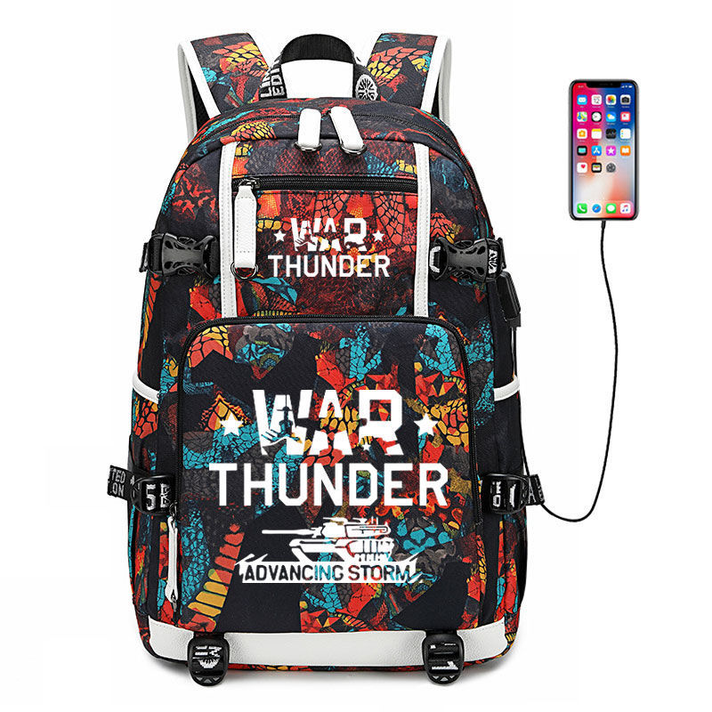 2024战争雷霆War Thunder游戏周边青少年初中学生书包双肩包背包