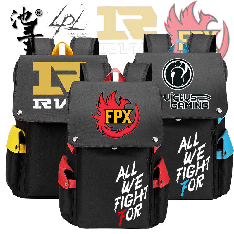 2024IG周边SKT书包RNG双肩包WE战队FPX电脑包英雄联盟大容量背包
