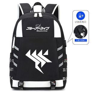 2024碧蓝档案书包周边蔚蓝学校标志爱丽丝伊落玛丽学生双肩背包防