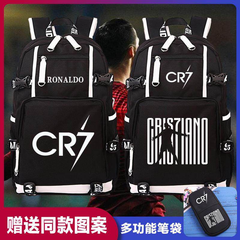 C罗书包双肩R7足球明星夜