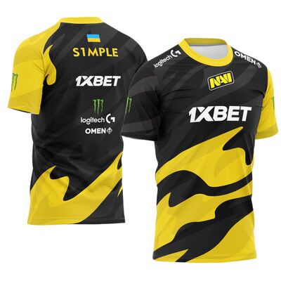 2024新品乌克兰Natus Vincere战队dota2 CSGO电竞NAVI队服短袖服