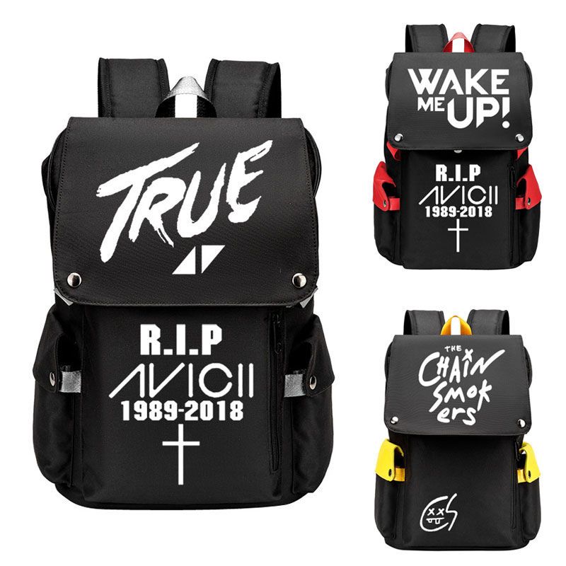 2024百大DJ书包 A神 Avicii TRUE电音双肩背包烟鬼组合周边马丁盖