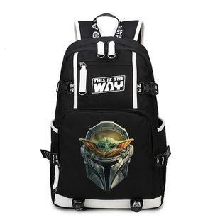 2024球大战 The Mandalorian曼达洛人书包学生双肩包电脑背包旅行