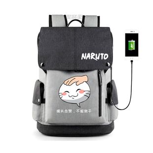 2025新款火影忍者摸头杀书包中学生双肩背包手游决斗场表情挑衅游