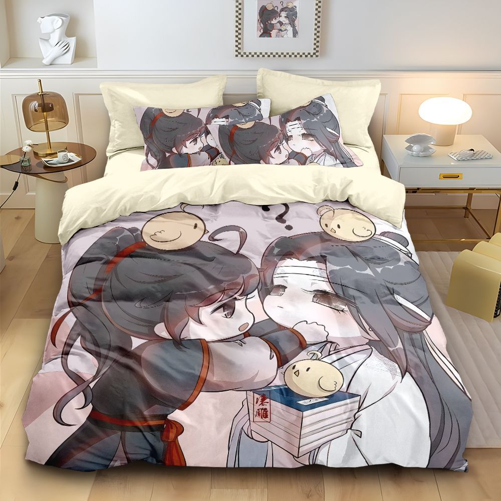 魔道祖师房间装饰全棉被