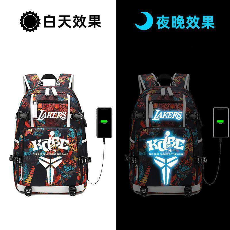 卡迪顿科比联名双肩包男