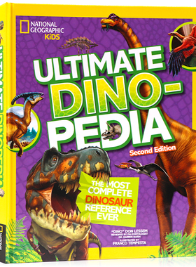 美国国家地理National Geographic Kids恐龙百科全书新版 英文原版 Ultimate Dinosaur Dinopedia 儿童科普启蒙百科读物绘本书籍
