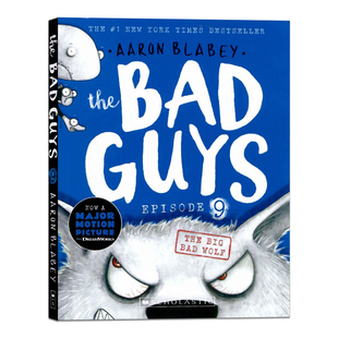 小说 The 我是大坏蛋9 儿童漫画电影 Aaron Guys Scholastic学乐出版 Bad Blabey获奖作 Episode 英语桥梁章节漫画书 英文原版